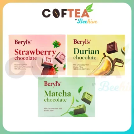 Beryls Snow Chocolate Beryls Strawberry Matcha Durian 60g