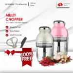 Swiss Thomas Capsule Food Chopper 900ML Blender Cutter Spin Grinder Mixer Mincer Masher Juicer Food Processor Choper
